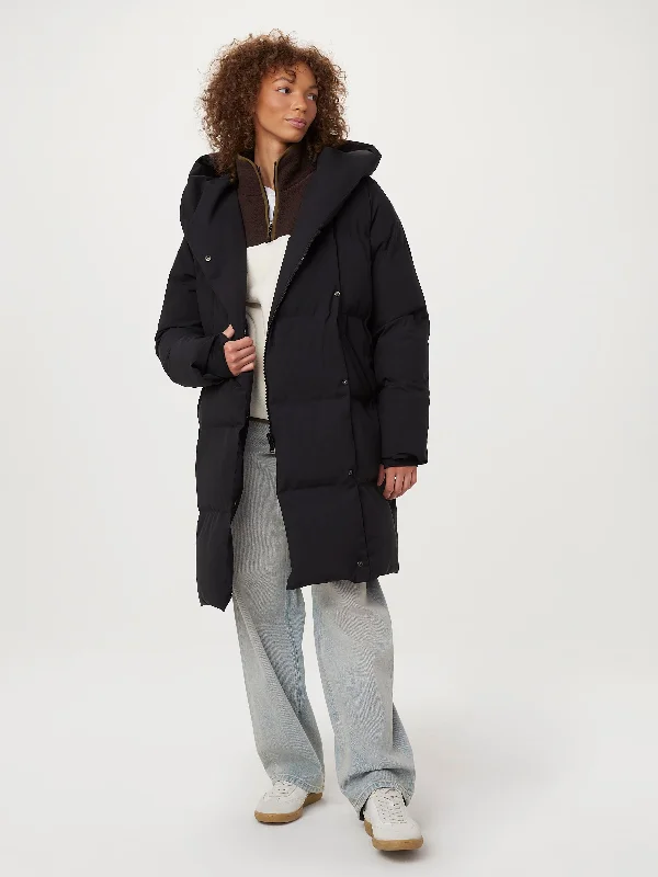 women's stylish coatsThe Hygge Puffer Coat in Black